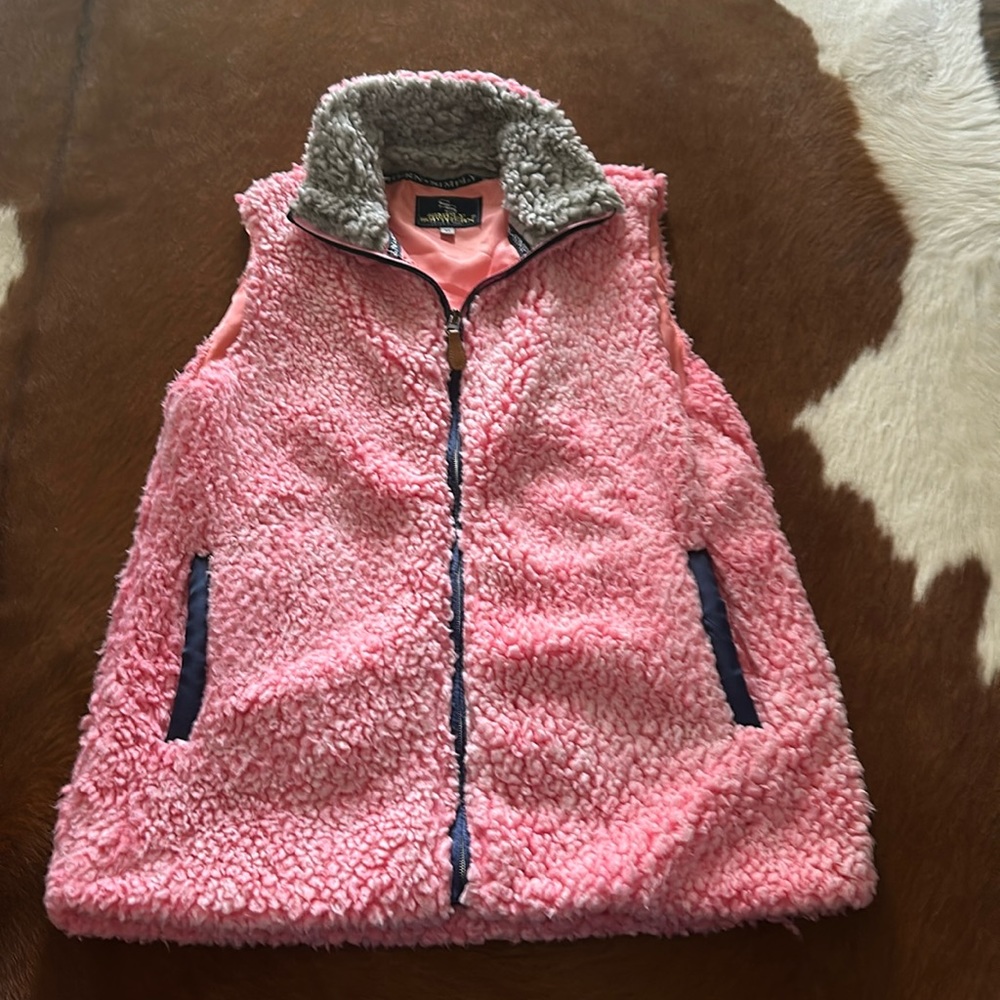 Simply southern Faux Fur Sherpa vest size medium